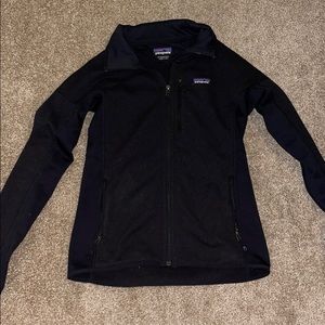 Patagonia Black Full Zip Knit Jacket